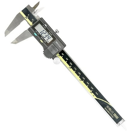 Mitutoyo Digital Caliper 0-6"/150mm, 0.0005"/0.01mm Res, Stainless Steel, LCD Display?,500-196-30