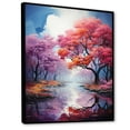 thumbnail image 2 of Designart "Enchanted Grove Illumination I" Rainbow Floater Framed Wall Decor, 2 of 5