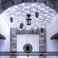 thumbnail image 2 of 96LED Christmas Cool White Net Lights, Outdoor Christmas Net String Lights Mesh Lights Garden Lights, 1.5ft x 1.5ft Fairy String Decorative Lights 8 Modes for Xmas Party Garden Decorations, 2 of 10