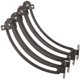 thumbnail image 1 of unbranded 4Ud Bisagras De Y Suave Para Puertas De Madera En Gabinetes Color Negro, 1 of 7