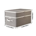 thumbnail image 3 of Seasonals Organizer Multifunctional Closet For Underwear Bra Clothes Storage Box Gods Household Double Layer Organizing Box, 3 of 7