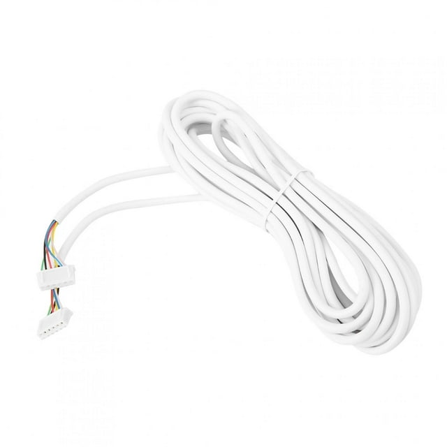 Cable de cobre flexible redondo de 6 núcleos, 5 m, 0,3 mm, para sistema de videoportero