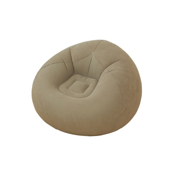 Inflatable Bean Bag Chairs for Adult Blow up Chairs Lazy Sofa Folding Portable Inflatable Chair for Movie Outdoor Room Bedroom Reading Camping(Coffee)