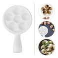thumbnail image 4 of WASHWEPE Ceramic Snail Dish White 1Pack 7.47x4.72x1.38Inch, 4 of 10
