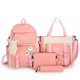 thumbnail image 1 of Mochila escolar Kawaii para niños y niñas, conjunto de 4 piezas, mochilas escolares para adolescentes y niñas Fivean unisex, 1 of 2