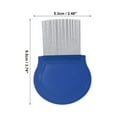 thumbnail image 4 of Unique Bargains 1 Pc Durable Semi-circular Type Pet Grooming Brush for Pet Blue Large, 4 of 6