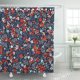 thumbnail image 1 of ABPHQTO Flowery Bright en pequeña escala Flores rojas y azules Liberty Millefleurs Cortina de ducha de baño floral 165x180 cm ABPHQTO PKNMT66x72Shower-9289, 1 of 2
