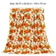 thumbnail image 3 of Hogar y cocina, Ropa de cama, Mantas y plaids, Regalos para mujeres, Manta de franela con estampado de calabaza y girasol, Manta para la siesta, Edredón portátil de viaje, Manta de lana, 3 of 8