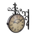 thumbnail image 3 of Double Sided Dodge City Station Hanging Wall Clock, 3 of 4