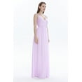 thumbnail image 2 of Women's Beach Wedding V Neck Spaghetti Strap Floor Length Bridesmaid Dress, 2 of 5