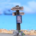 thumbnail image 3 of Youkk Moss Micro-landscape Decoration Signpost Resin Handicraft Simulation Road Sign Fairy Garden Decor, 3 of 6