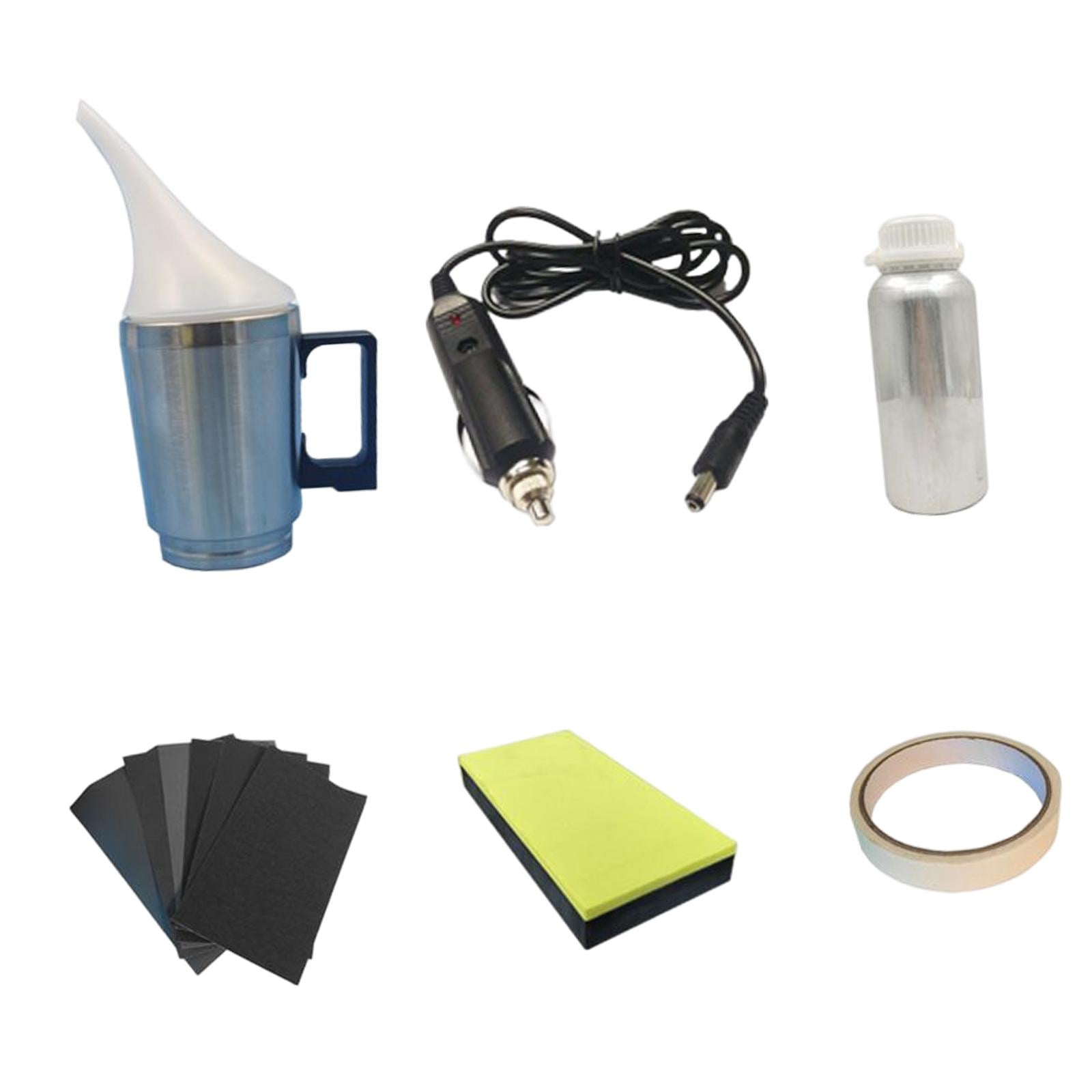 Vehicle Headlight Lens Repair Tool 100ml Repair Agent Polishing Tape