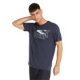 thumbnail image 3 of Playera Puma No.1 Logo Graphic para Hombre 848562-43 azul marino XS Puma 848562-43 PLAY. NO 1 LOGO GRAPHIC, 3 of 5