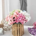 thumbnail image 4 of geerera Artificial Hydrangea, Silk Flowers Bouquet, Faux Hydrangea Stems, for Wedding Centerpieces, Handheld Flower, Home Decor, 4 of 9