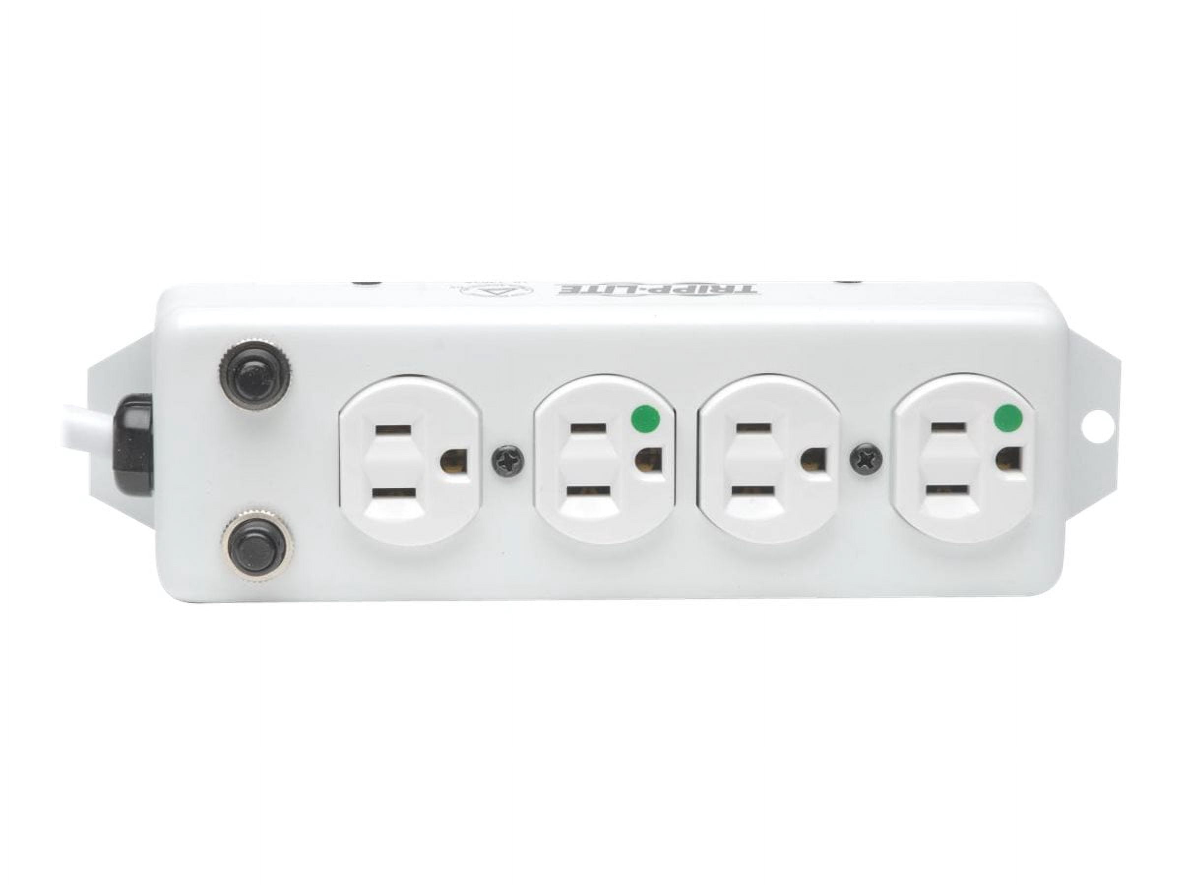Tripp Lite 4-Outlet Medical-Grade Power Strip for Patient-Care Areas