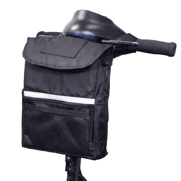 AlveyTech Front Tiller Bag Fabric Travel Basket for Wheelchair