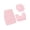 Pink, variant on 3-Piece Soft Microfiber Bathroom Rug Set Non-slip Absorbent Bath Mat Contour Rug and Toilet Seat Cover Anti-Slip Floor Mats for Living Room Bedroom Bathroom