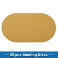 thumbnail image 3 of Discos de Lijado Unique Bargains de 8 Pulgadas 80 Grano Redondos de Papel de Lija con Gancho y Bucle Óxido de Aluminio Amarillo 25 Pcs, 3 of 6