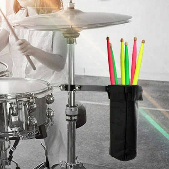 Masteelf Drumstick Holder Set Alloy Drumstick Storage Container Drumstick Case for Musicians and Drummers