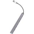 thumbnail image 1 of LEEYNEER Usb Ports For Laptop 7-Port Usb Hub Dark Grey 1Pack, 1 of 9