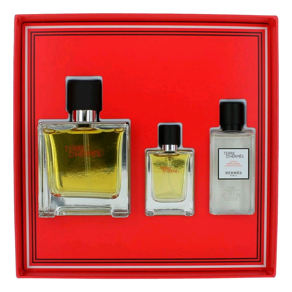 Terre D'Hermes by Hermes, 3 Piece Gift 