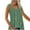 Green, variant on Quinlirra tank top for women under $5 Womens Print Tank Tops V-Neck Basic Casual Flowy Summer Sleeveless T-Shirt