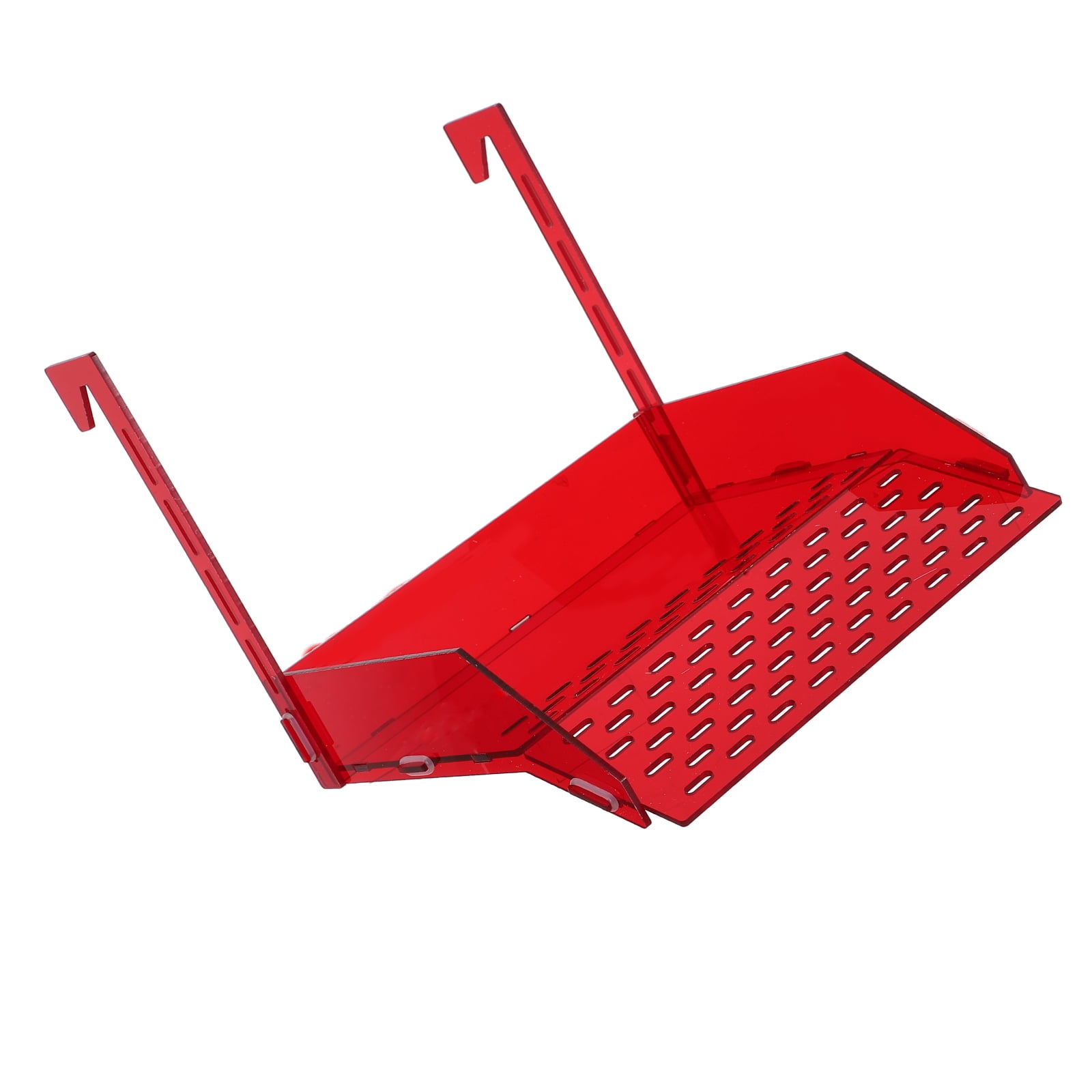 LOLIPPYY Space Saving Red Acrylic Turtle Basking Platform Hanging Above Aquarium Tank