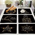 thumbnail image 2 of Koszal Tapis de Table Respectueux de l'Environnement Résistant à l'Usure Coton Lin Décoratif Motif Noël Set de Table pour la Maison, 2 of 8