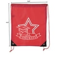 thumbnail image 2 of Senior Graduation Drawstring Backpacks Personalized Party Favor Cinch Bags - Congrats Star, 2 of 2
