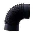 thumbnail image 2 of Codo de estufa de 90 degree Accesorio de montaje sencillo Accesorio de codo de chimenea negro Identificación 153 cm, 2 of 8