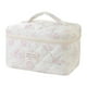 thumbnail image 1 of Bolsa de cosméticos de gran capacidad con cierre de cremallera doble y estampado floral Organizador de maquillaje de viaje para guardar artículos de tocador y papelería, 1 of 6