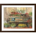 thumbnail image 2 of Art.com Gardners Table Art Print by Carol Rowan, Brown Frame Wall Art, 40" x 32", 2 of 5