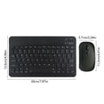 thumbnail image 2 of Wireless Keyboard and Mouse Combo, Rechargeable Compact Keyboard with Quiet Keys and Ergonomic Mouse for Tablet, Laptop and Smartphone, Black, 2 of 6