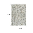 thumbnail image 5 of HomeRoots 558852 4 x 6 ft. Abstract Distressed Rectangle Area Rug, Beige & Brown, 5 of 6