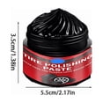 thumbnail image 3 of Homenest 1Pcs Tire and Trim Restorer Paste Black Plastic Renewal Gel Automotive Rubber Protectant for Car Exterior Interior Bumpers Moldings, 3 of 9