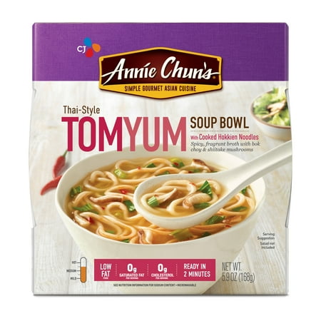 ANNIE CHUN'S, SOUP BOWL,MEDIUM THAI STYLE TOM YUM