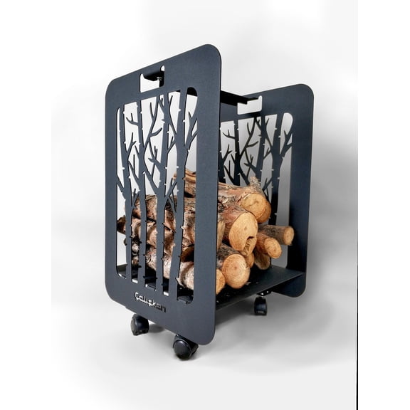 Metal Log Holder 602, Wood Rack, Small Firewood Rack, Firewood Storage, Firewood Holder, Minimalist Firewood Storage, Log Holder, Log Basket