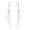 White, variant on HEVIRGO Woman Glittering Star Mid-length Tassel Hook Earrings Jewelry Accessories Gift Copper White