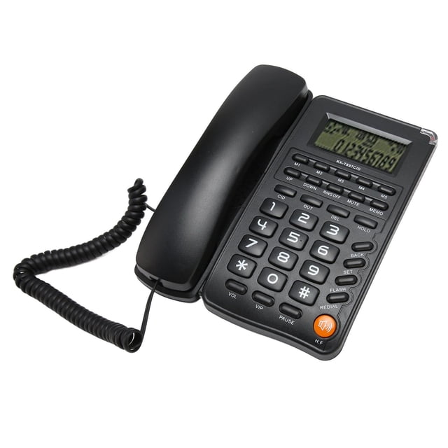 Teléfono Con Cable, Pantalla De 16 Bits De Pantalla Que Ahorra Energía Interfaz Divisor Teléfono Para Sala De Estar Para La Oficina