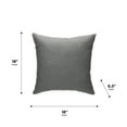 thumbnail image 4 of OFM 161 Collection Mid Century Modern 2-Pack 18 x 18 Accent Pillows, Dark Gray (161-PIL01-DGRY-2), 4 of 18