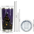 thumbnail image 3 of Halloween Gifts For Women-20oz Halloween Tumbler With Lid and Straw-Goth Witch Stainless Steel Insulated Tumblers Travel Mug Coffee Cup-Gifts For Girl, 3 of 6