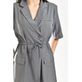 thumbnail image 4 of Blazer largo con jareta Roman Fashion /Juvenil, 5027 (Gris) gris M, 4 of 6