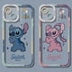 thumbnail image 2 of Disney Stitch-funda de teléfono para iPhone 14 Pro Max 13 12 11 Pro Max Mini XR XS X 8 7 6S Plus SE 2020, funda trasera transparente de silicona suave, 2 of 4