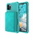 thumbnail image 2 of Dteck Wallet Case For iPhone 11 Pro Max, Zipper Wallet Case with Credit Card Holder Slot Purse Leather Protective Case Cover For Apple iPhone 11 Pro Max 6.5 inch 2019, Green, 2 of 9