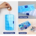 thumbnail image 5 of 6 Pack Plastic Organizer, 15 Adjustable Grid Compartment Dividers for Necklaces, Earrings, DIY Items., 5 of 5