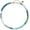 Blue, variant on Colorful Gemstone Beaded Necklaces For Women Trendy Rainbow Natural Stone Boho Handmade Stainless Steel Waterproof Strand Necklaces Jewelry For Women Gift