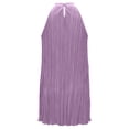 thumbnail image 5 of DHFJKG Casual Halter Dresses For Women Wedding Guest Dress Textured Sleeveless Off The Shoulder Mini Dress Summer Comfortable Dresses, 5 of 6