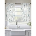 thumbnail image 5 of Spring Floral Sheer Curtains 45 Inch Length 2 Panels Set for Living Room/Bedroom, Vintage Botanical Watercolor Semi Curtain Sheers Drapes Rod Pocket Curtains Window Treatment Set 52''x45''x2, 5 of 7