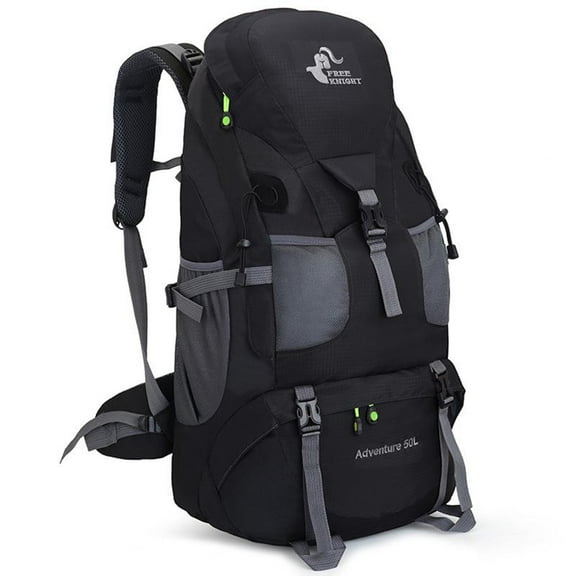 AUXDIQ Hiking Backpack 50L Climbing Camping Backpack Large Rucksack for Trekking Travel Outdoor Sport