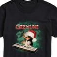 thumbnail image 3 of Gremlins - Holiday Gizmo Plays Keyboard - Men's Short Sleeve Graphic T-Shirt, 3 of 5
